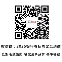 银行招聘笔试群